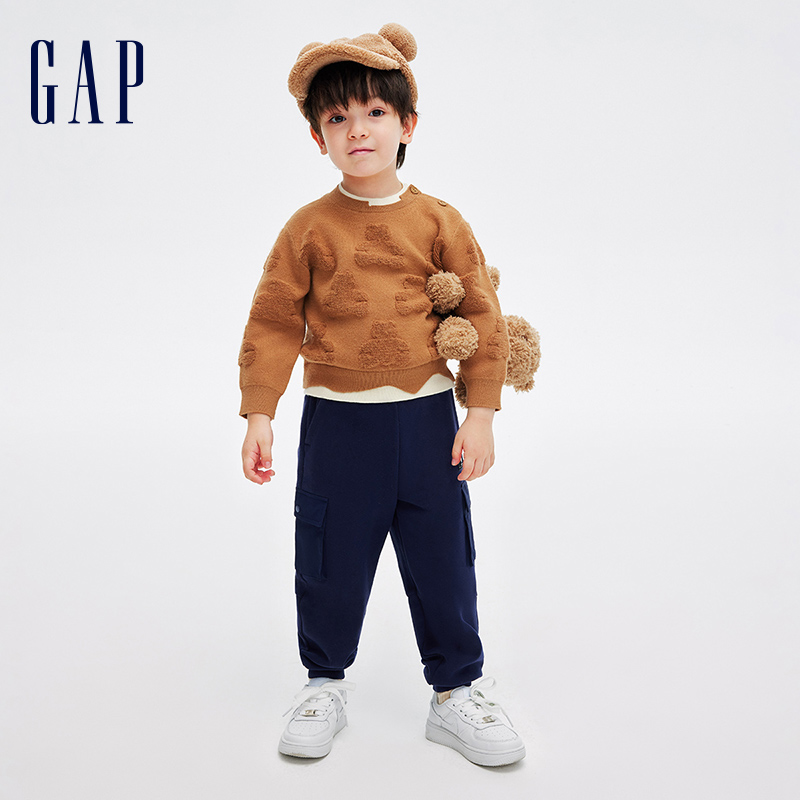 Gap 盖璞 儿童小熊提花毛衣 152.65元包邮（双重优惠）