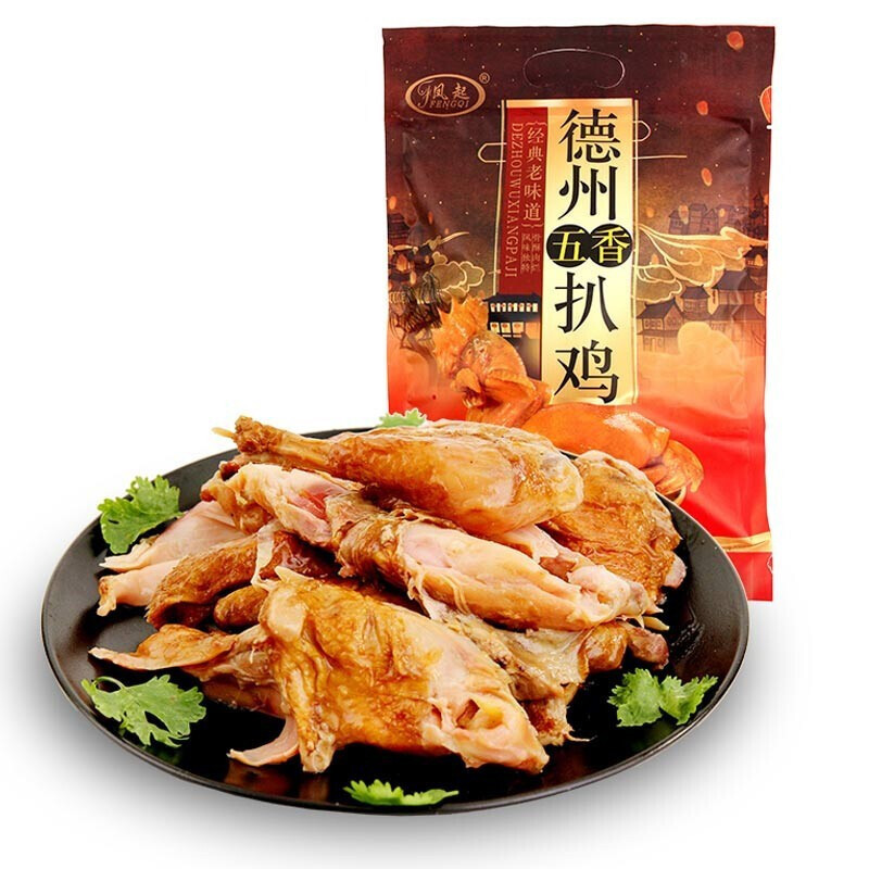 凤起 德州五香扒鸡 500g*2袋 22.9元（需用券）