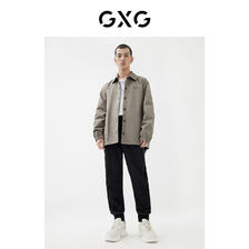 GXG 男装商场同款翻领夹克 22年春季新品 趣味谈格系列 177.65元