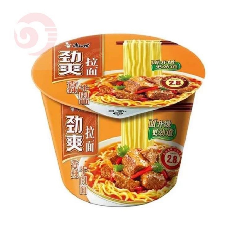 康师傅方便面泡面劲爽桶3桶装29元