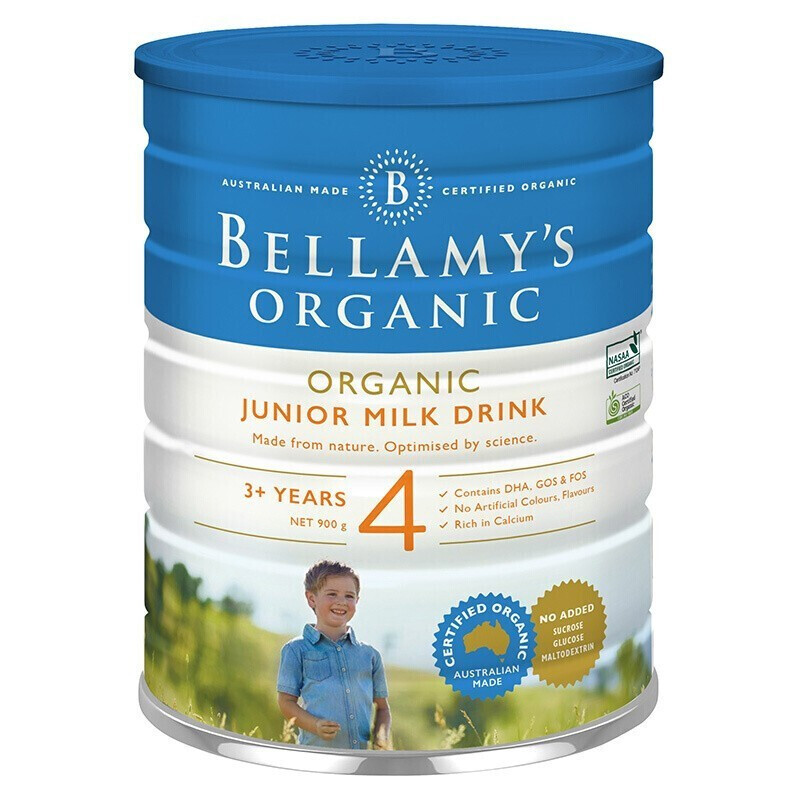 BELLAMY'S 贝拉米 经典系列 有机儿童奶粉 澳版 4段 900g 178元