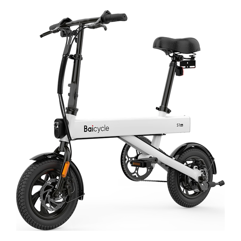 Baicycle 折叠电动自行车铝合金超长续航轻便电动车锂电池代驾车助力成人代