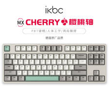 ikbc W200 工业灰 87键 无线 机械键盘 cherry樱桃轴 茶轴 W200 工业灰 无线 178.11元