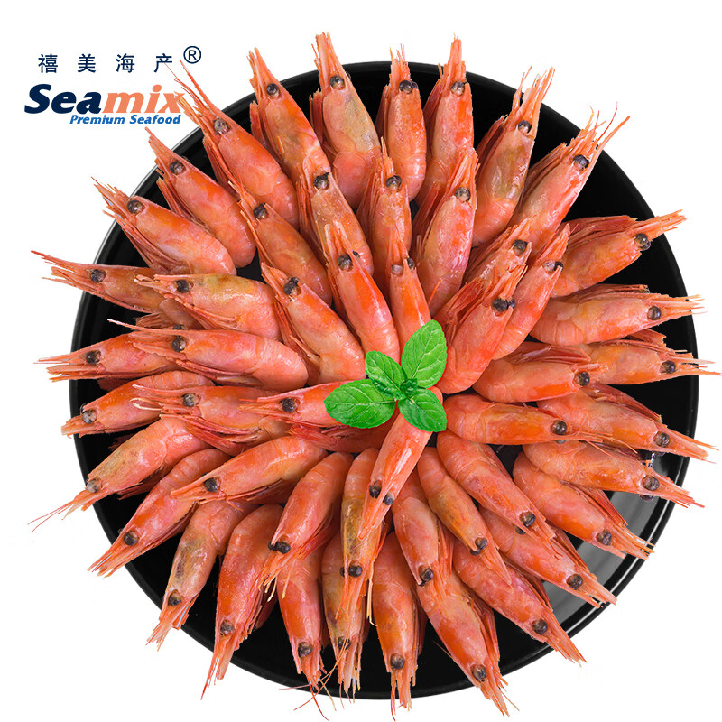 plus会员：禧美海产加拿大熟冻北极甜虾 500g/袋 65-85只*4件 89.64元包邮、折22.4