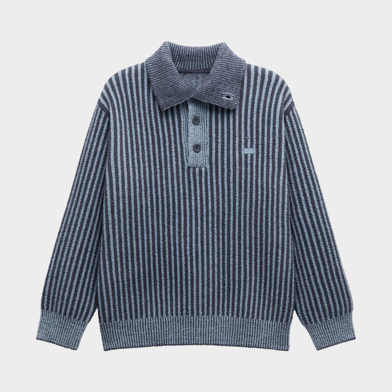 蕉内 男士中空纱半边绒翻领毛衣 10135570141 229元