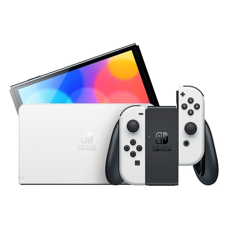 Nintendo 任天堂 Switch OLED 游戏主机 日版 白色+荒野之息+王国之泪 2349元