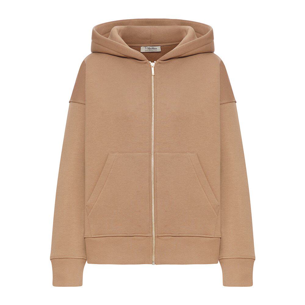 Max Mara 【经典驼色卫衣】时尚拉链连帽衫 9926025306拉链 1387.57元