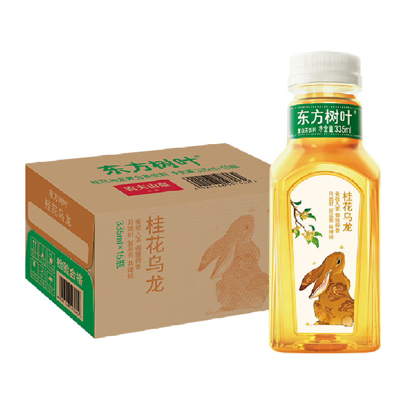 农夫山泉 NONGFU SPRING 东方树叶桂花乌龙茶饮料335ml*15瓶 ￥24.65