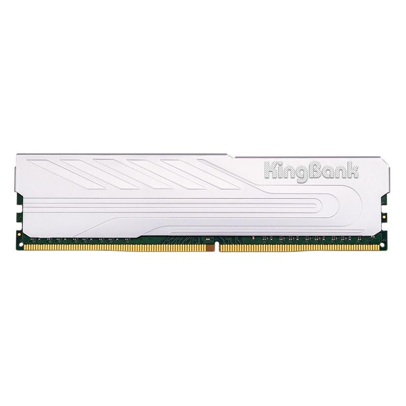 KINGBANK 金百达 银爵系列 DDR4 3200MHz 台式机内存 马甲条 银色 16GB 198.01元