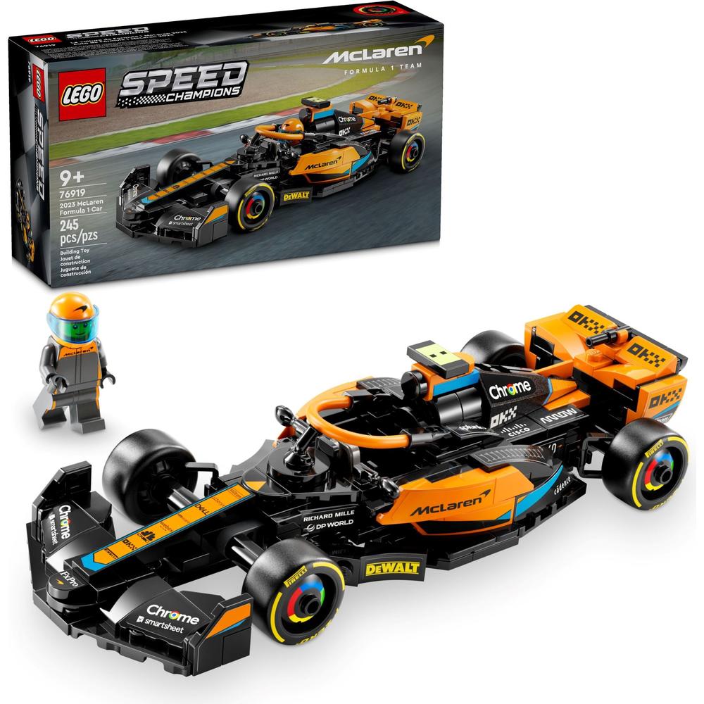 LEGO 乐高 超级赛车系列 76919 2023 年迈凯伦 McLaren F1 赛车 145.53元