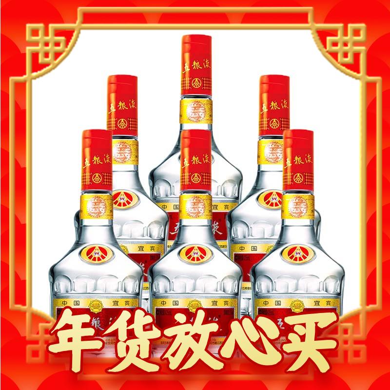 WULIANGYE 五粮液 普五 第七代 浓香型白酒 52度 500ml*6瓶 商务宴请 海外版 5393元