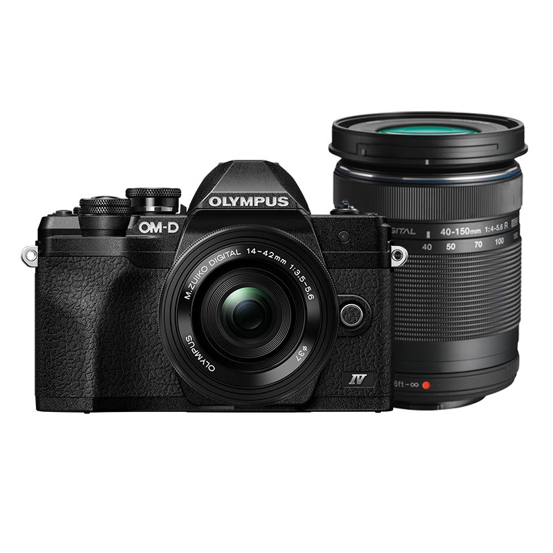 限上海：OLYMPUS 奥林巴斯 E-M10 Mark-IV 数码相机 14-42mm & 40-150mm镜头 套机 黑色 5