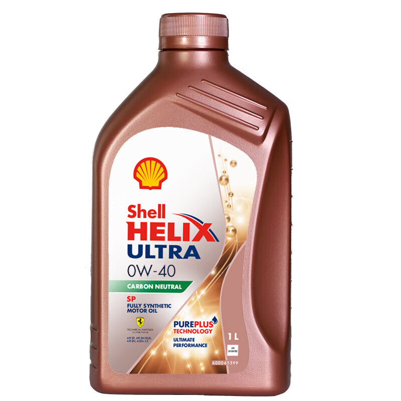 PLUS会员：Shell 壳牌 Helix Ultra系列 超凡喜力 0W-40 SP级 全合成机油 1L 36元（需