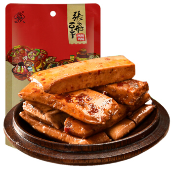 张飞 豆干手磨麻辣味188g 四川特产豆腐干休闲零食辣条独立包装 17.61元（需