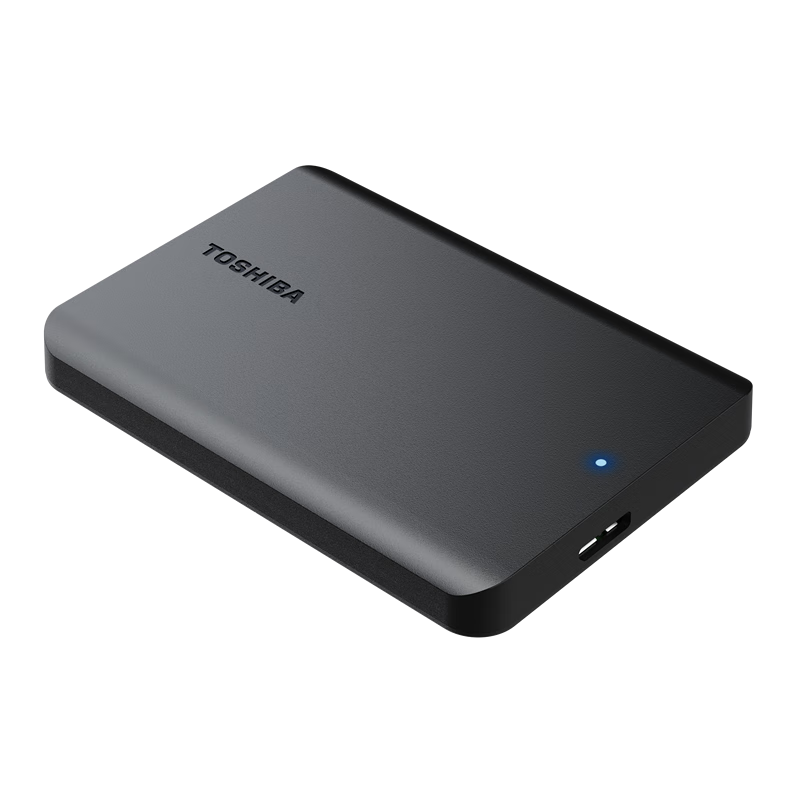 （TOSHIBA）东芝 新小黑a5 移动硬盘1t 2t 4t 可接手机 mac usb3.2 可加密 套餐7 469