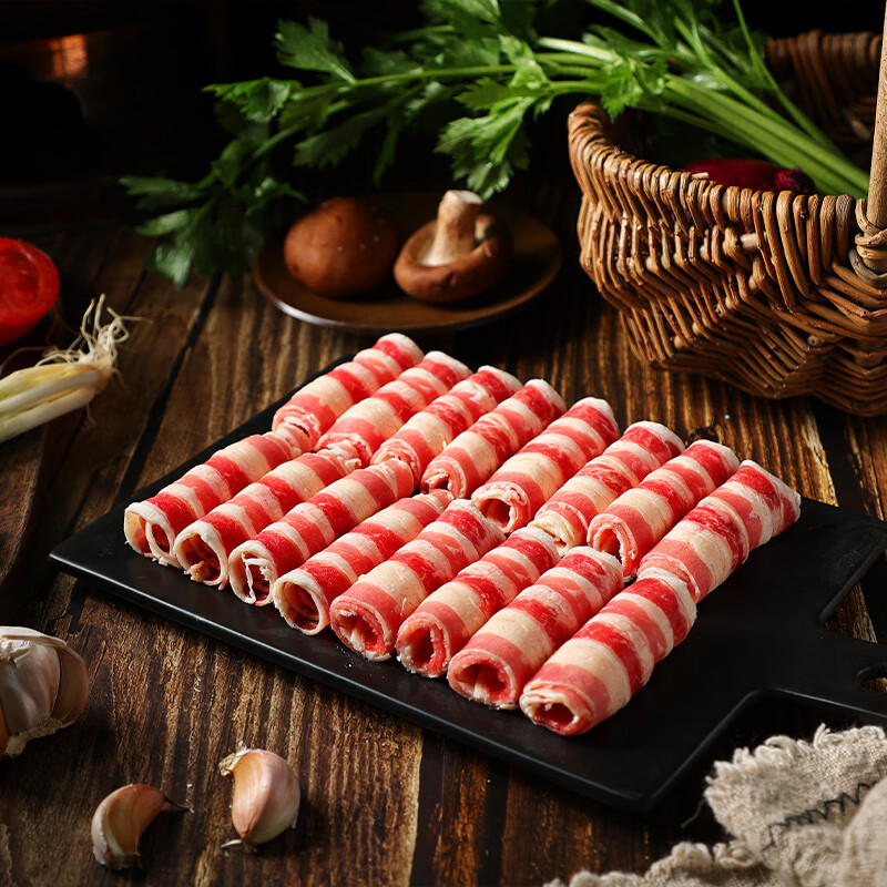 京觅澳洲安格斯谷饲肥牛卷500g488元