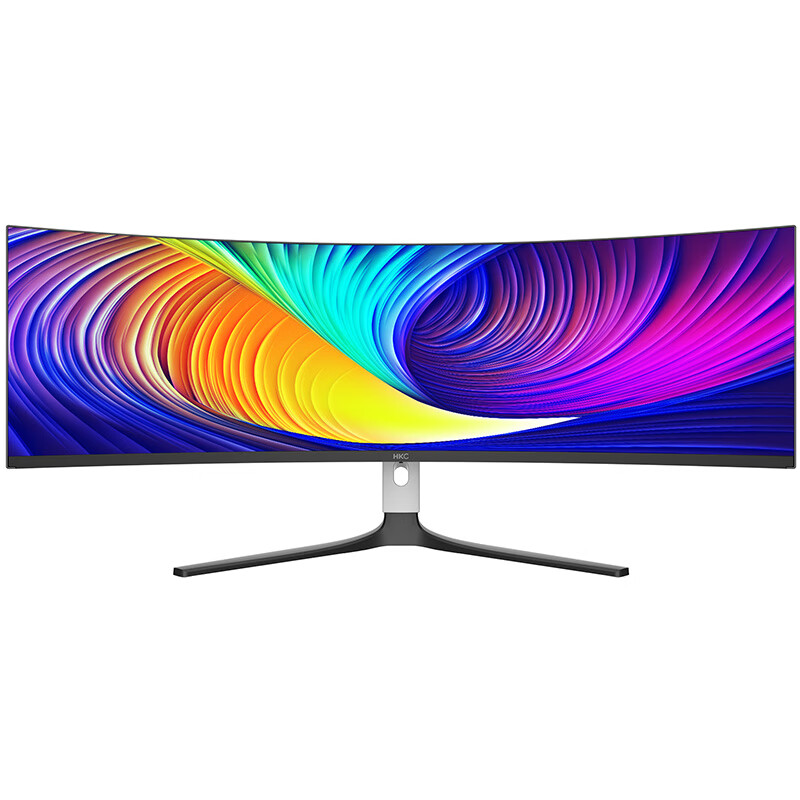 国家补贴、限上海：HKC GS49UK 49英寸QD-OLED超宽曲面显示器（5120*1440、240Hz、99%