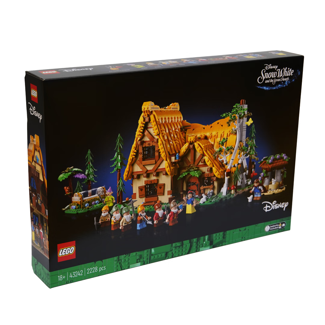 百亿补贴：LEGO 乐高 43242白雪公主和七个小矮人的森林小屋 拼搭积木玩具 105