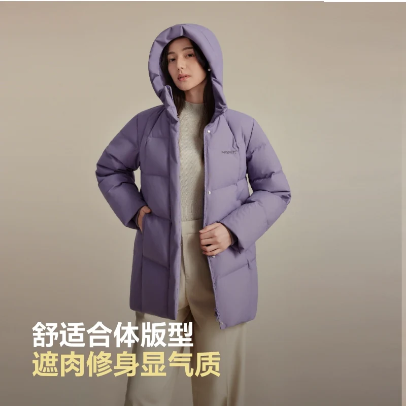 波司登 90绒连帽短款 女士羽绒服 289.24元 - 86线报