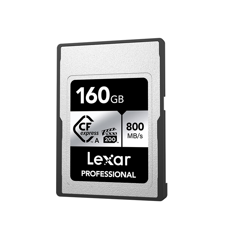 PLUS会员:雷克沙(Lexar)160GB Cfexpress Type A存储卡 VPG200 8K超清 索尼相机专用cfa卡(SILVER) 534.96元