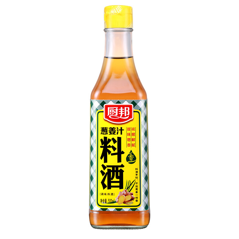 厨邦 葱姜汁料酒 500ml 2.9元