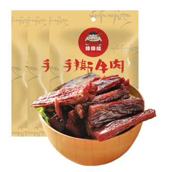 棒棒娃 手撕牛肉干麻辣味204g （68g×3） 31.86元（需用券）