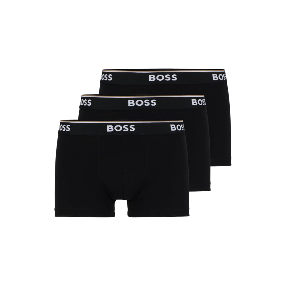 HUGO BOSS 男式弹力棉平角内裤 三件装 黑色 X-Large 170.24元（税费约19元，满300