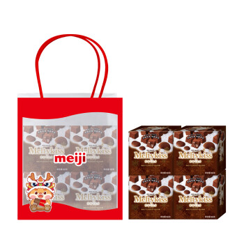 meiji 明治 雪吻夹心巧克力 可可口味62g*4盒装 ￥38.9