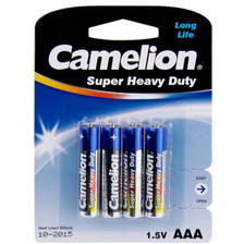 Camelion 飞狮 超能碳性7号电池 4节装 3.5元