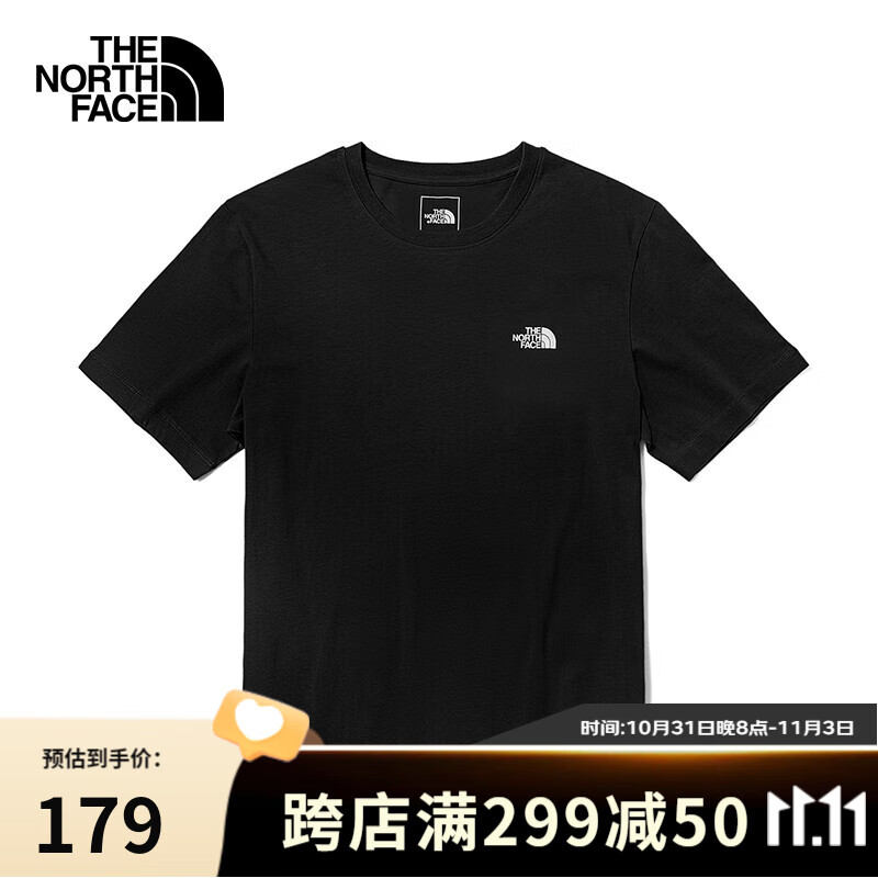 THE NORTH FACE 北面 t恤短袖男装2023春夏新款户外运动上衣舒适透气 JK3// S/165 99