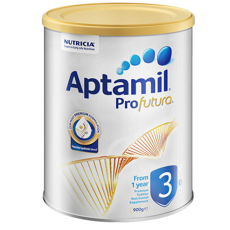 Aptamil 爱他美 澳洲爱他美白金240亿活性益生菌奶粉3段1岁以上900g*3罐 621.06元