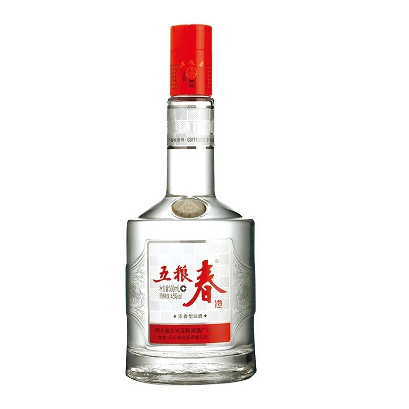 WULIANGYE 五粮液 五粮春 45度 浓香型白酒 500ml 单瓶 159元（需用券）