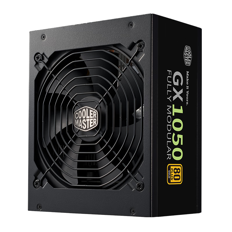 酷冷至尊(CoolerMaster)GX1050W金牌全模电源 电脑电源/ATX3.0原生PCIe5.0/全日系电容/1000W+50W/支持4090 899元包邮
