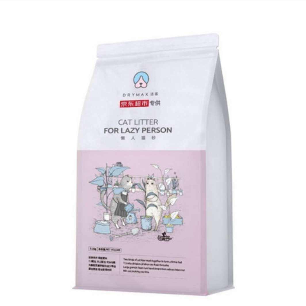 洁客（Drymax）豆腐膨润土混合猫砂除臭结团懒人猫砂3.3kg*6袋 95元(16元/3.3kg)