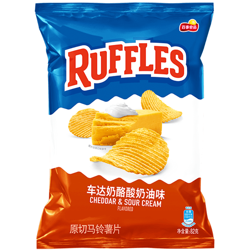 88VIP：乐事 RUFFLES波浪薯片车达奶酪酸奶油味82克x1包 7.51元