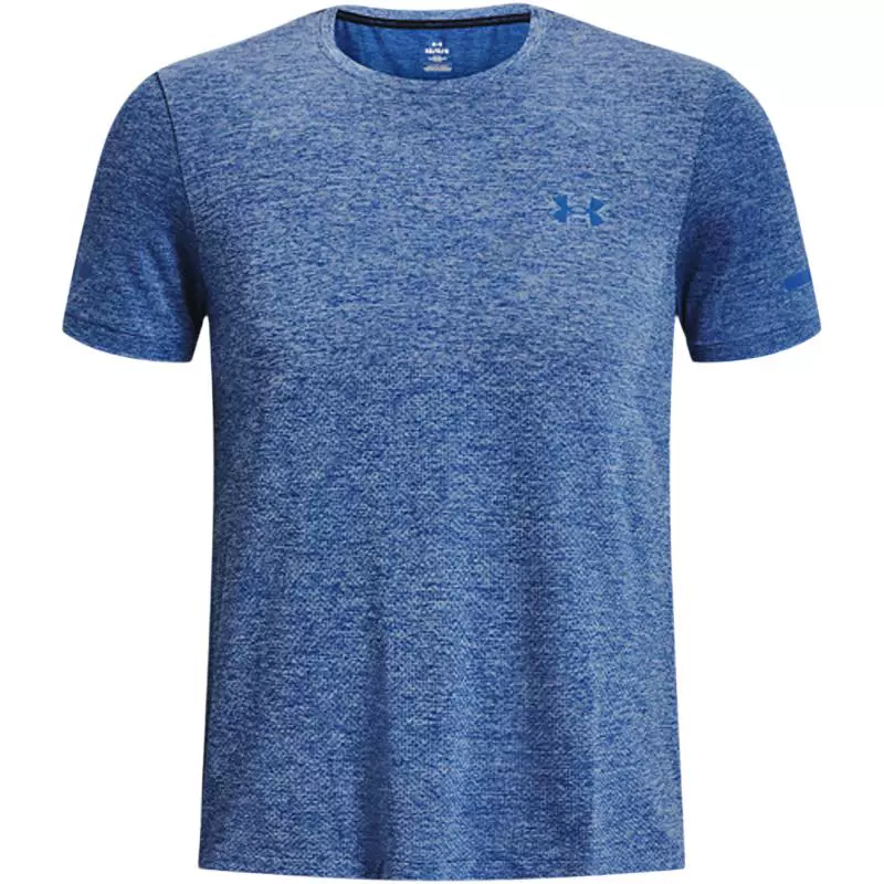 安德玛 UNDERARMOUR）Seamless男子跑步运动短袖T恤1375692 蓝色 ￥236