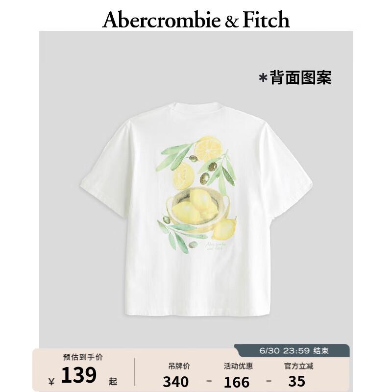 Abercrombie & Fitch 印花T恤 359206-1 ￥137.73