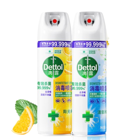 滴露 消毒喷雾 家庭儿童马桶消毒液 鞋袜衣物床单杀菌除菌除臭去味喷雾 96.