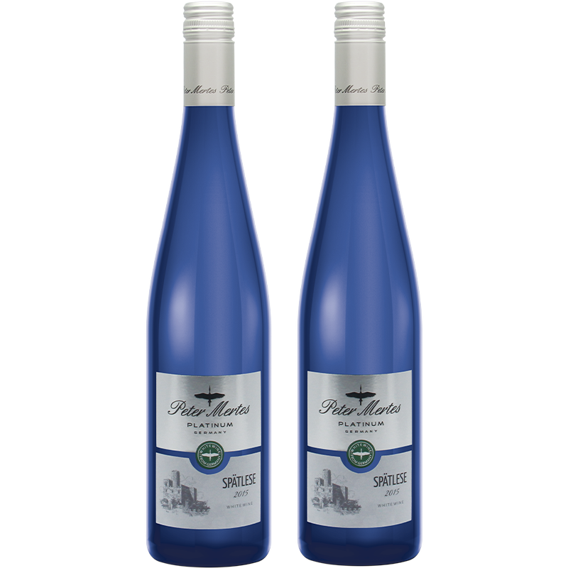 Peter Mertes KG Weinkellerei 彼得美德酒厂 德国进口铂金雷司令白葡萄酒750ml*2瓶半