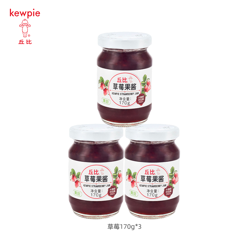 kewpie 丘比 果酱苹果*3 22.9元