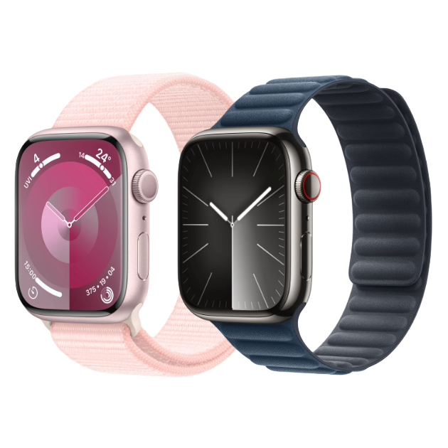 88VIP：Apple 苹果 Watch Series 9 智能手表 GPS款 粉色/午夜色 2287.05元（需用券）