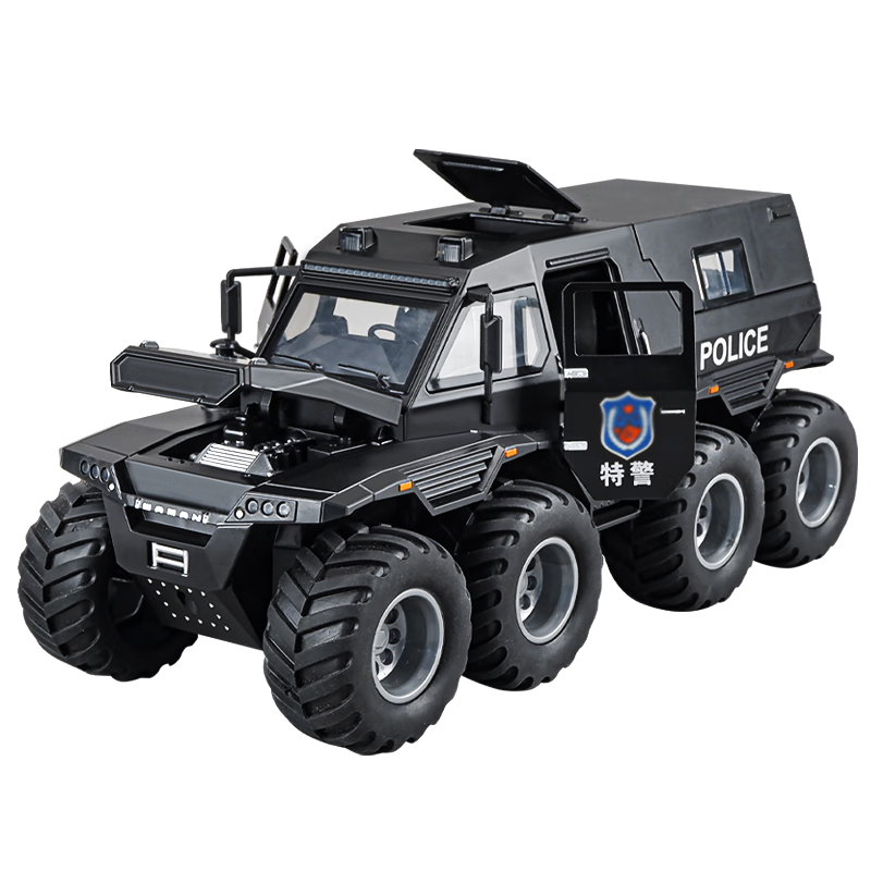 PLUS会员、百亿补贴：KIV 卡威 大号装甲警车玩具 合金八轮装甲特警车 65.67元