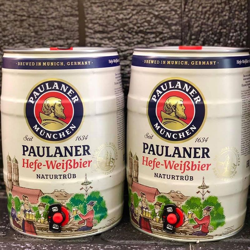 PAULANER 保拉纳 柏龙啤酒 5L桶装 德国进口 德式小麦白啤 84.33元（需买3件，需