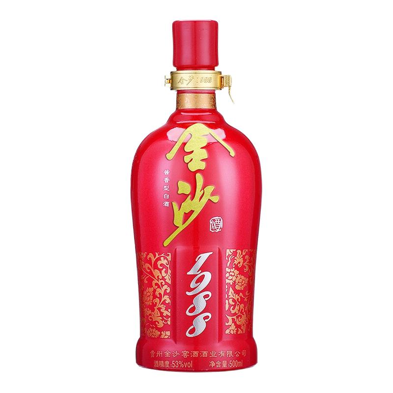 JINSHA 金沙 红钻1988 53%vol 酱香型白酒 500ml 单瓶装 184.3元（需用券）