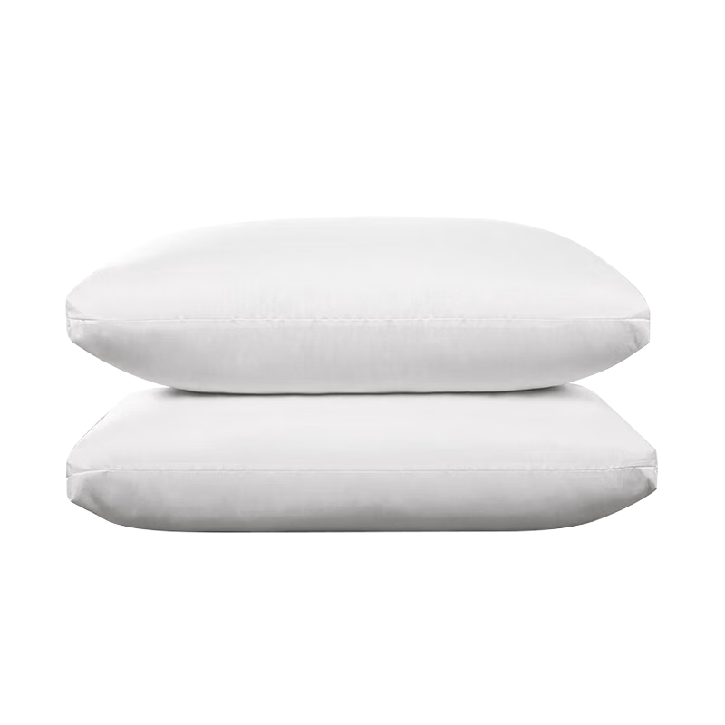 PLUS会员：京东京造 大白枕 100﹪健康原生纤维A类抗菌枕头枕芯可水洗双人枕