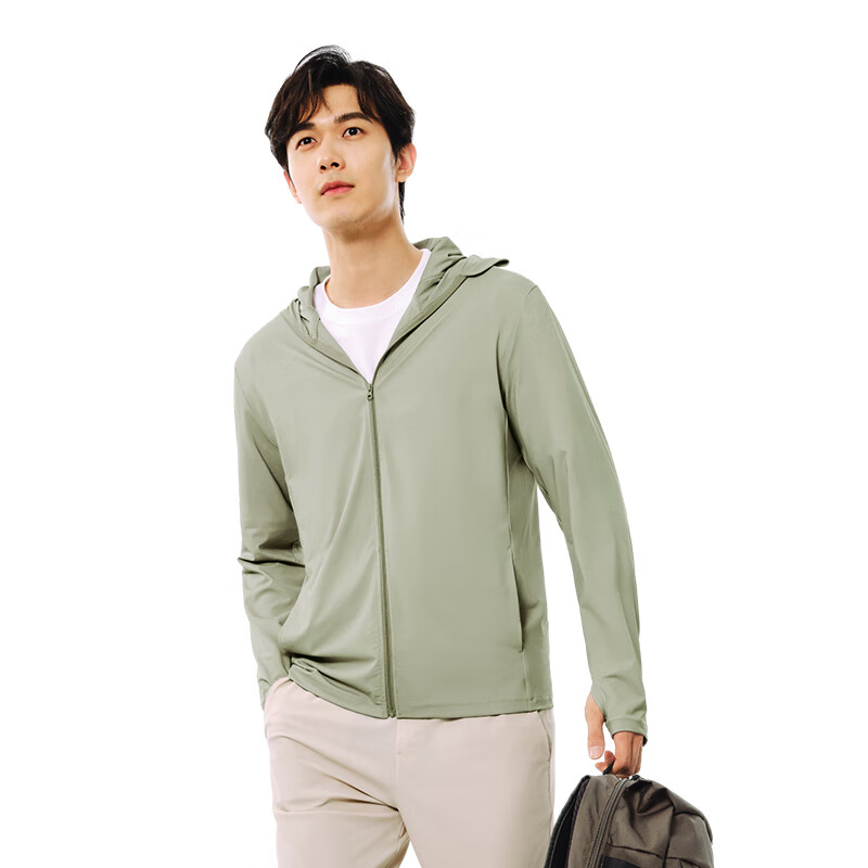 网易严选 男士防晒衣 B款:UPF50+通勤凉感款-艾绿 L 68.9元（需用券）