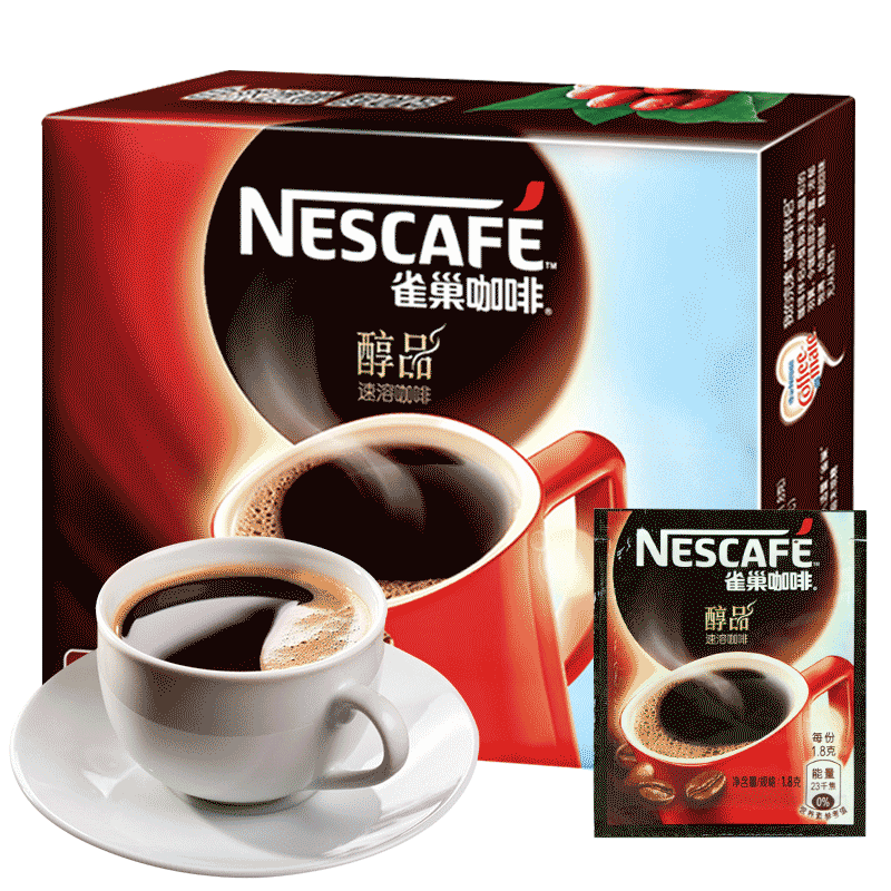 Nestlé 雀巢 醇品 速溶黑咖啡粉 86.4g 26.18元