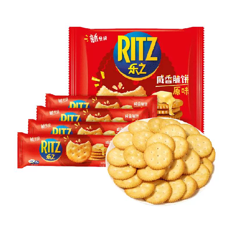 RITZ 乐之 原味薄片酥脆饼干 400g ￥9.9