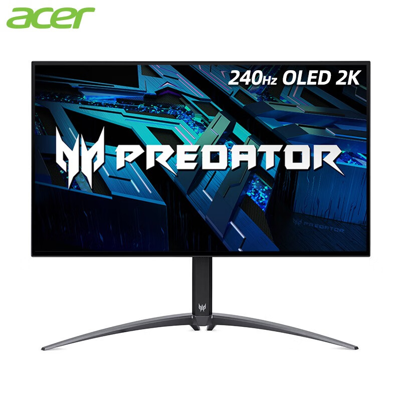 宏碁 掠夺者系列 X27U 27英寸 OLED FreeSync 显示器（2560×1440、240Hz、99%DCI-P3、HDR1