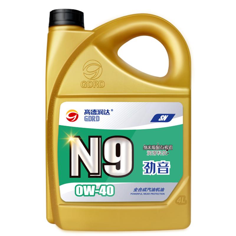 高德润达 PAO酯类全合成机油 0W-40 SN级 4L 汽车保养 53.7元（需用券）